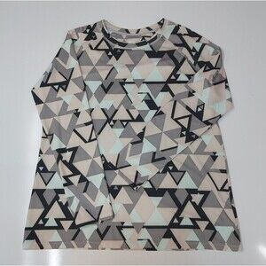 Men's Reel Legends Keep It Reel Geometric Long Sleeve Athletic Shirt Size XL